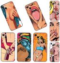 Sexy Lady Girl Hulle Cover Case For Apple Iphone 14 Pro Max 13 12 11 Xr Xs 8 7