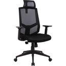 Chefsessel INOSIGN "Netti, Schreibtischstuhl, hochwertige ergonomische Ausstattung" Stühle Gr. B/H/T: 71 cm x 107 cm x 71 cm, Netzstoff, schwarz Chefsessel