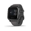 Garmin Venu Sq, GPS Smartwatch with Bright Touchscreen Display, Up to 6 Days of Battery Life, Black