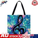 music Printed Shoulder Shopping Bag Casual Large Tote Handbag (40*40cm)