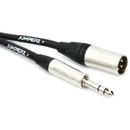 JUMPERZ JZTRSXM-6 1/4-inch TRS Male to XLR Male Studio Patch Cable - 6 foot