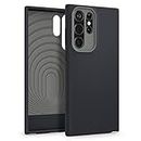 Caseology by Spigen Nano Pop Back Cover Case Compatible with Samsung Galaxy S22 Ultra (Thermoplastic Polyurethane and PC | Black Sesame)