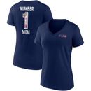 Women's Fanatics College Navy Seattle Seahawks Team Mother's Day V-Neck T-Shirt