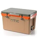RTIC Ultra-Light 52 Quart Hard Cooler Insulated Portable Ice Chest Box for Beach, Drink, Beverage, Camping, Picnic, Fishing, Boat, Barbecue, 30% Lighter Than Rotomolded Coolers, Trailblazer