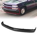ECOTRIC Front Bumper Face Bar Compatible with 1988-2000 Chevy Silverado GMC Sierra C1500 C2500 C3500 K1500 K2500 K3500 Tahoe Blazer Suburban Yukon Cadillac Replace For GM1002168 W/License Plate Hole