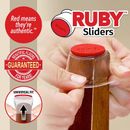 Ruby™ Sliders, Set of 8 by RUBY® in Clear