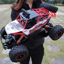 Large Kids Boys Toy RC Car Monster Truck 2.6 GHz Remote Control Buggy Big Wheel