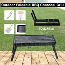 Foldable BBQ Charcoal Grill Portable Outdoor Hibachi Camping Barbecue Large Set