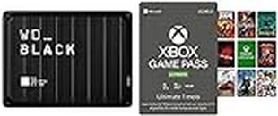 WD_Black P10 Game Drive for Xbox One 4 to + Game Pass Ultimate 1 Month