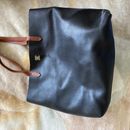 Madewell Bags | Madewell Leather Tote Bag | Color: Black | Size: Os