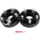 SCITOO 2pcs 1.5" Wheel spacers 5x4.75 to 5x4.75 with Studs 14x1.5 Bore 66.9mm Compatible with for Chevrolet Camaro Equinox Impala for Malibu for Malibu Limited SS for Cadillac ATS CT6 CTS XT4 XT