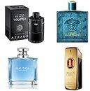 4pc Perfume set for Men - High-end Designer Perfume Set - 4 x 10ml, Refillable travel size perfume, Fragrances Cologne, Eau De Toilette, Eau De Parfum, Parfum gift