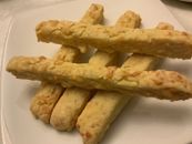 10 Chunky-Chunky Cheese Straws - (8” Long) Mature Cheddar Cheese With Mustard