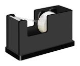 Wedo 639001 19 mm x 33 m Office Tape Dispenser - Black Box