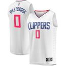 Youth Fanatics Branded Russell Westbrook White LA Clippers Fast Break Player Jersey - Association Edition