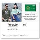 Lifestyle E-Gift Card - Redeemable at Stores- Flat 5% Off