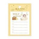 30 Sheets Cute Cartoon Character Memo Pad Paper Sticky Notes Planner Sticker Kawaii Stationery Papeleria Office School Supplies,C