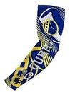 Forever Fanatics Curry #30 Basketball Fan Picture Drawstring Backpack Matching Compression Shooter Arm Sleeve (Size 6-13, Curry Jersey Bag/Arm Sleeve)