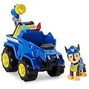 Paw Patrol, Dino Rescue Chase s Deluxe Rev Up Vehicle with Mystery Dinosaur Figure