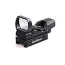 Goetland Gun Rifle Scope Red Dot Visor Airsoft Sight with 4 Red & Green Reticles Red Dot Sight Tactical for Airsoft Rifle Pistol & Crossbow