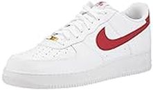Nike Herren Air Force 1 '07 Shoes, White Team Red White White, 43 EU