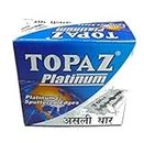 Topaz Platinum Double Edge Razor Blades for men - Pack of 50