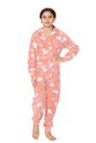 Pijama de lana A2Z Onesie de una pieza estampado de unicornio para niños y niñas
