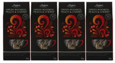 Rooibos Peach Cherry Tea Tagged 60 Pyramid Bags Deluxe Infusions Redbush Health