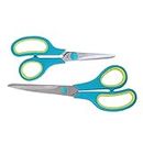 Kitchen King Japanese Stainless Steel Scissor Set (Color May Vary) Combo of 2 Piece 1 Big 1 Small