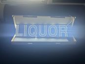Bright White 10000k LED Light Liquor Sign for Retail Store Shop Business