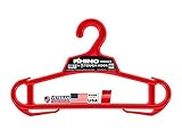 Rhino Hanger |The Everyday for Everything Hanger| Premium Unbreakable Multipurpose Multiuse All-Purpose Large Heavyweight Standard Hanger| USA Made (Red)