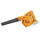 INGCO 20V Lithium-Ion Blower, Cordless Leaf Blower (Body only), 2.7m³/min, Blower for Cleaning Dust at Home, Office, Car