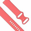 Brain Freezer Replacement Straps Compatible with Fitbit Charge 5 Small Bands Straps for Charge5 and Charge5 SE Band | Silicone Wristband Watch Strap Belt Men Women Hot Pink (Device Not Included)