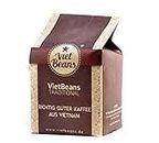 VietBeans Traditional – Ganze Kaffeebohnen – Traditionelle Trommelröstung - Hochwertiger vietnamesischer Kaffee – Geeignet für Vollautomaten - 250g