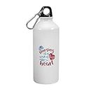 Happu - Aluminium Sipper Bottle, For Nurses, Nursing is a Work of Heart2, Gift for Nursing Students, Gift for Community Helpers, Gift for Hospital Staff, 3316-AB-600