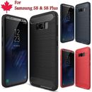 For Samsung Galaxy S8 / S8 Plus Note 8 Case - Carbon Fiber Armor TPU Cover
