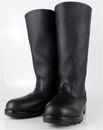 Coldwars Soviet Style Black Cowhide Combat Boots Rriding Russian High Boots 1pc