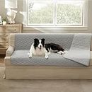 Bedsure 100% Waterproof Couch Cover for Dogs Washable - Non Slip Waterproof Blanket Large for Bed Sofa, Lightweight Furniture Protector Durable for Pet Cat Puppy with Non-Slip Bottom, Grey, 52x82IN