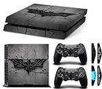 Khushi Decor GreyTheme 3M Skin Sticker Cover for PS4 Console and 2 Controller Decal Cover+ 4 Led bar Decal Sticker
