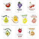 X1zuue 20Pcs Pun Inspirational Notepads for Kids Bulk Mini Punny Positive Notebooks Colorful Fruit Pun Small Pocket Motivational Notepads for Office School Office Home Reward Incentive Gift Supplies