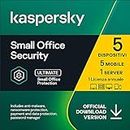Kaspersky Small Office Security | 5 Dispositivi 5 Mobile 1 File Server | 1 Anno | PC / Mac / Android / Server | Codice d'attivazione via email