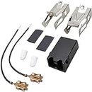 DIY Tips Included - 330031 Stove Burner Receptacle Kit by PartsBroz - Compatible with Amana Kenmore Maytag Roper Whirlpool Stove Electric Parts - Replaces AP3075808 PS340571 WB17X210