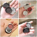 5ml Moon-shaped Container Portable Magnetic Metal Empty Box For Cream Rouge Cosmetics Eyeshadow Lip
