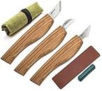 BeaverCraft,Set di coltelli per intagliare il legno per principianti S55, set di coltelli da intaglio, kit di coltelli da frullare con dettaglio e set di coltelli da intaglio in legno (3)