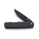 Whitby Pocket Knife, Stainless Steel Folding Knives Black Pakkawood Handle, Stylish High Performance, Non Locking EDC 2.25” Blade, Portable for Camping Hiking