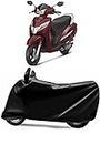 V Vinton Waterproof Scooty Body Cover Compatible with Activa 125 Dust Proof Cover Protects from Rain and Sunlight Uv Proof | Black