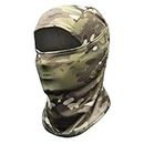 BLIENCE Military Camo Face Mask Bandana Balaclava Hood Headwear for Men Women Tactical Training Cycling Ski Wind-Resistant Hunting