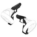 Geekria Coque de protection antidérapante pour manette de jeu VR 2, support de tir, accessoires de poignée de jeu VR compatibles avec PS VR2, coque de protection antidérapante (1 paire)
