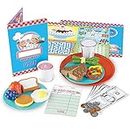 Learning Resources Serve It Up! Play Restaurant, Pretend Restaurant Set, 35 Pieces, Ages 3+