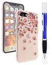 DORRON iAccessories Back Cover for?Apple iPhone 6 / 6s Protective Case Girls 3D Floral Soft TPU with Mist Spray Pen (Pink)